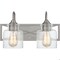Quoizel Bartley 2-Light Brushed Nickel Vanity Light BART8616BN - alternate 1